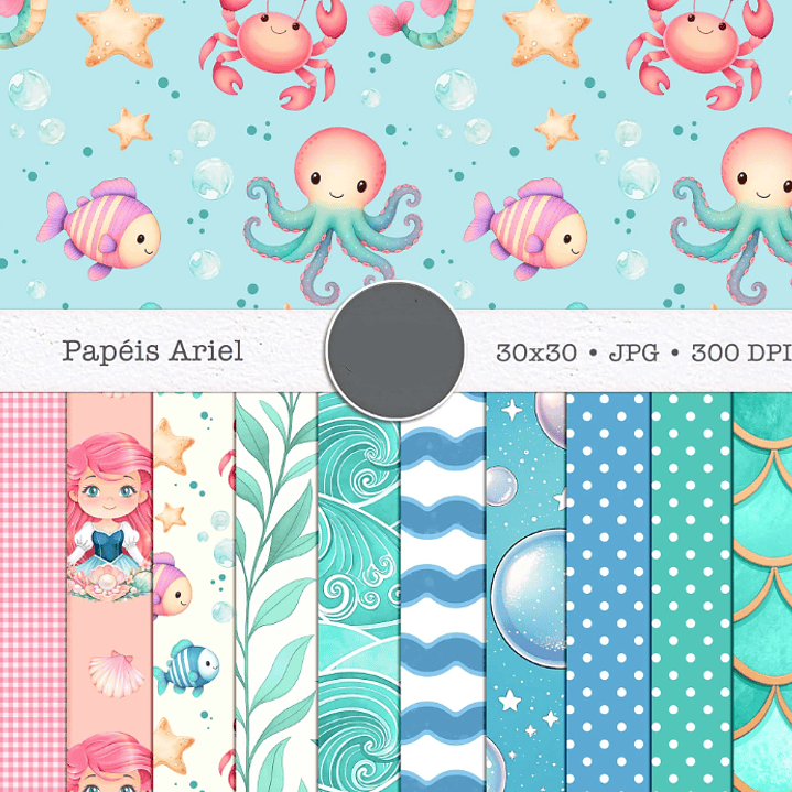 Kit Digital Princesas Era uma Vez Arquivos em Png 7