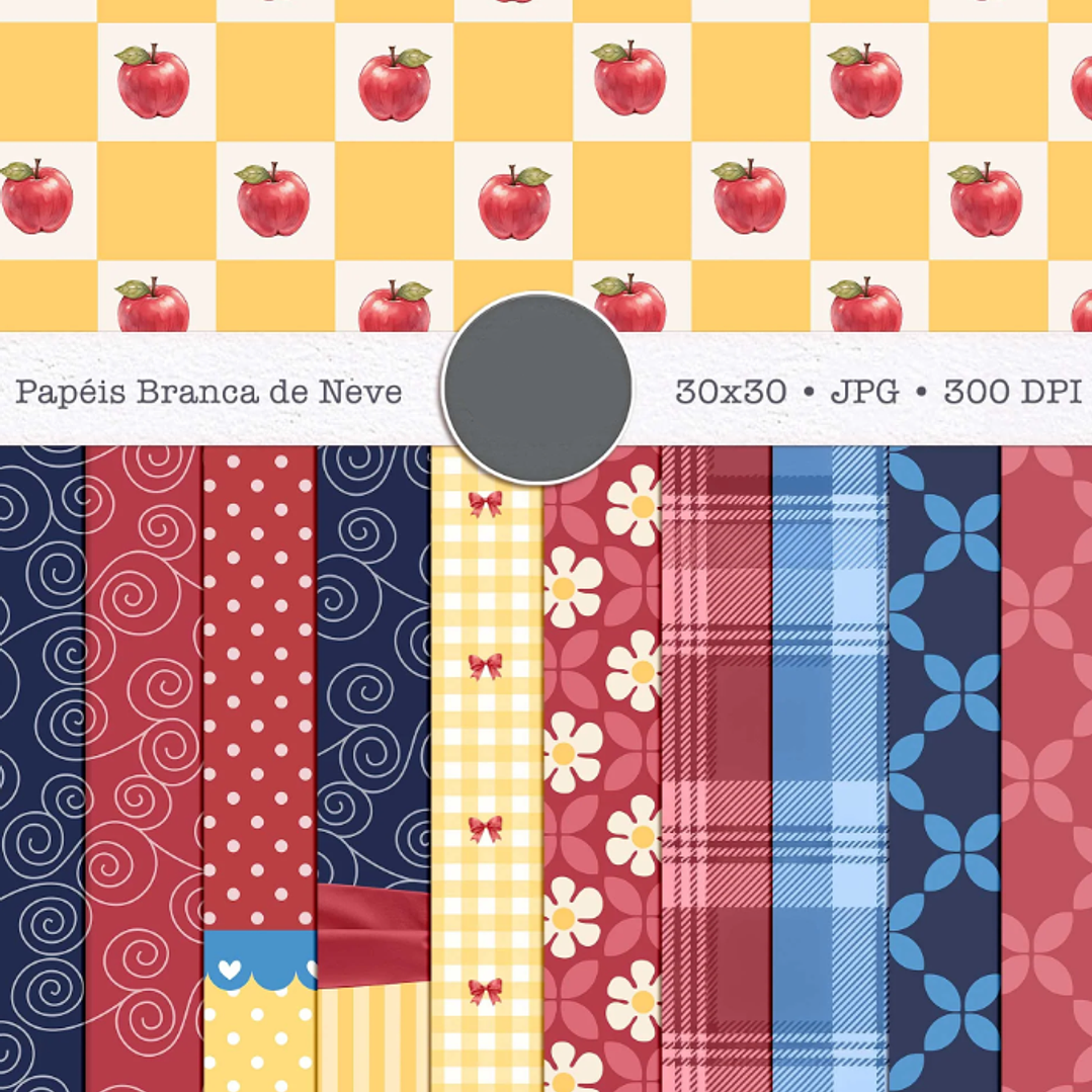 Kit Digital Princesas Era uma Vez Arquivos em Png 13