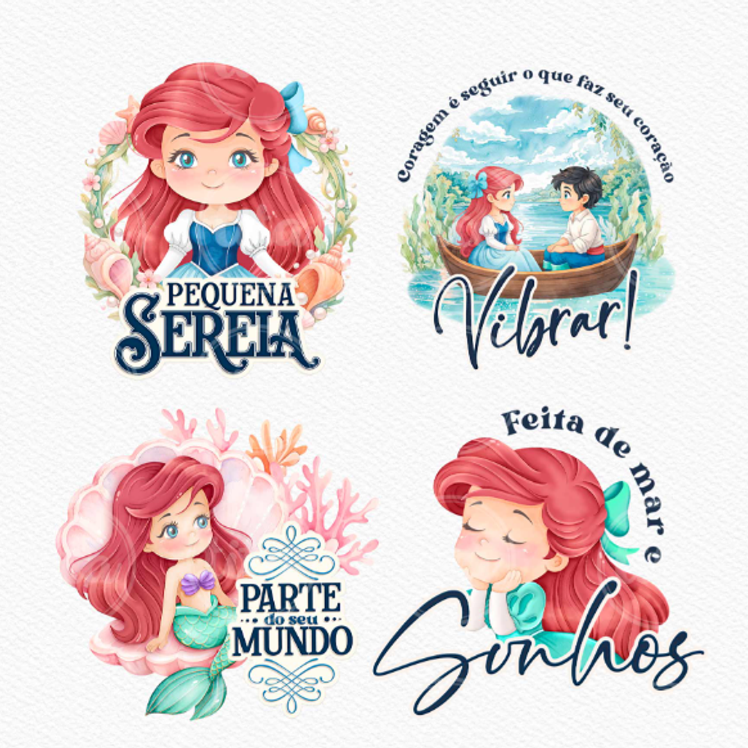 Kit Digital Princesas Era uma Vez Arquivos em Png 18