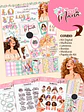 Kit Digital Combo Flor de Maria + Encadernação Arquivos em Png  - thumbnail 1
