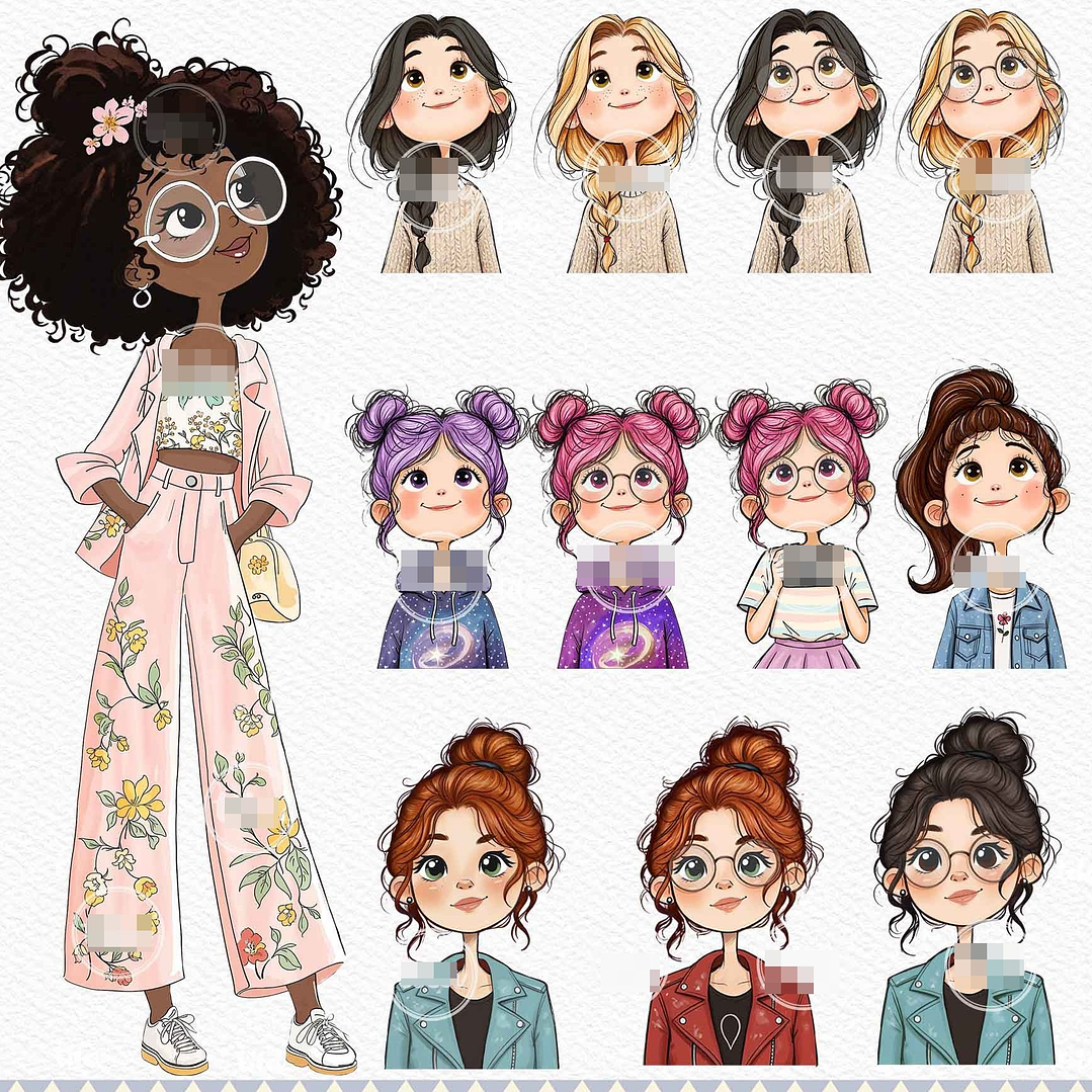 Kit Digital Tempo de Fé Aquarelado Arquivos em Png  7