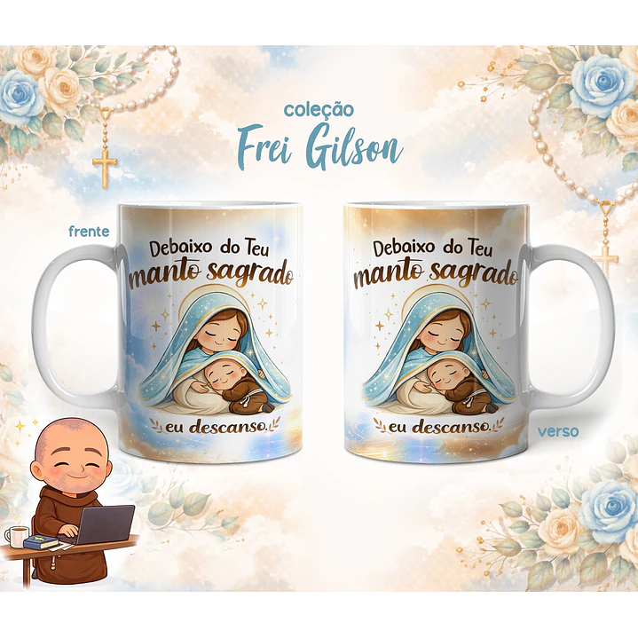10 Artes para Caneca Frei Gilson Arquivo em Jpg 4