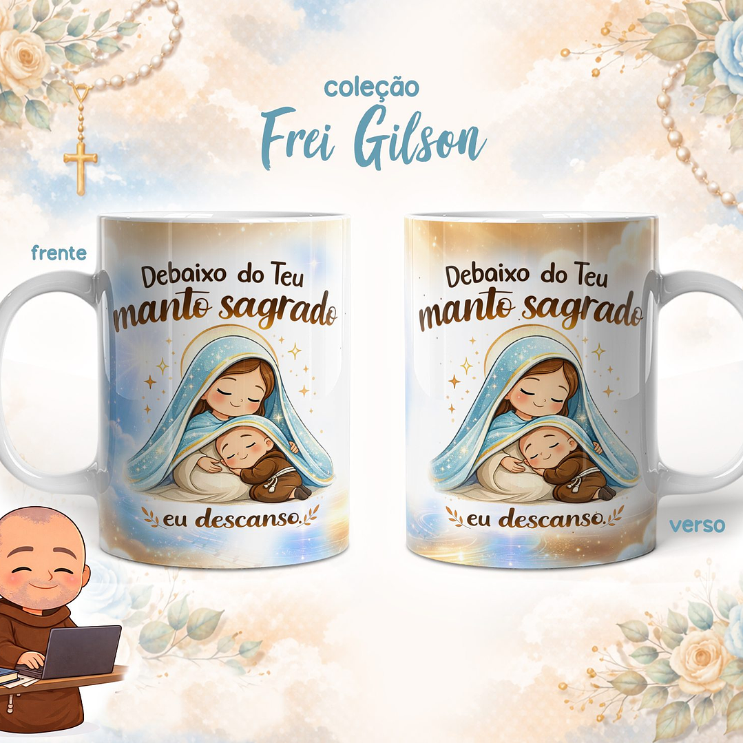 10 Artes para Caneca Frei Gilson Arquivo em Jpg 4