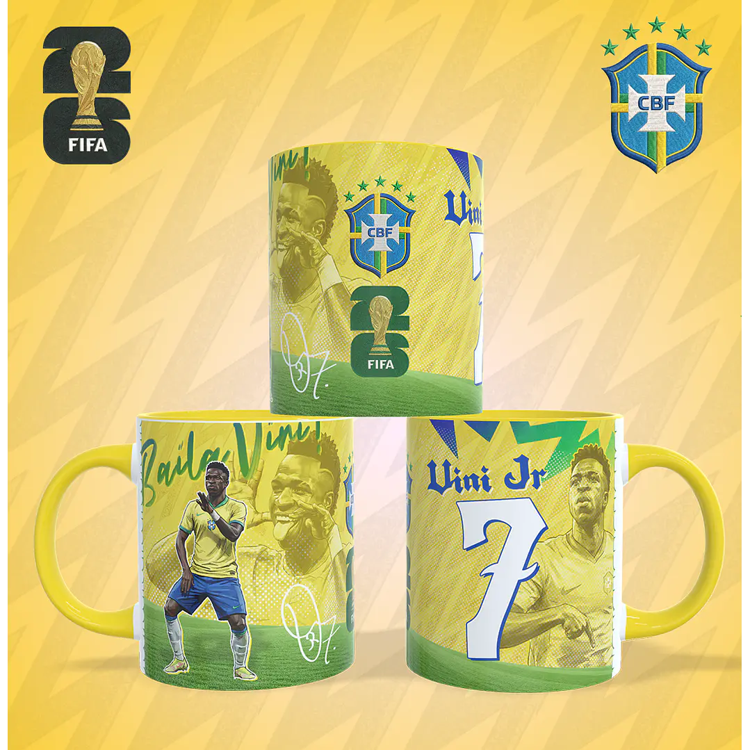 17 Artes para Caneca Copa do Mundo 2026 Arquivo em Jpg 1