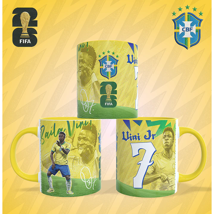 17 Artes para Caneca Copa do Mundo 2026 Arquivo em Jpg 1