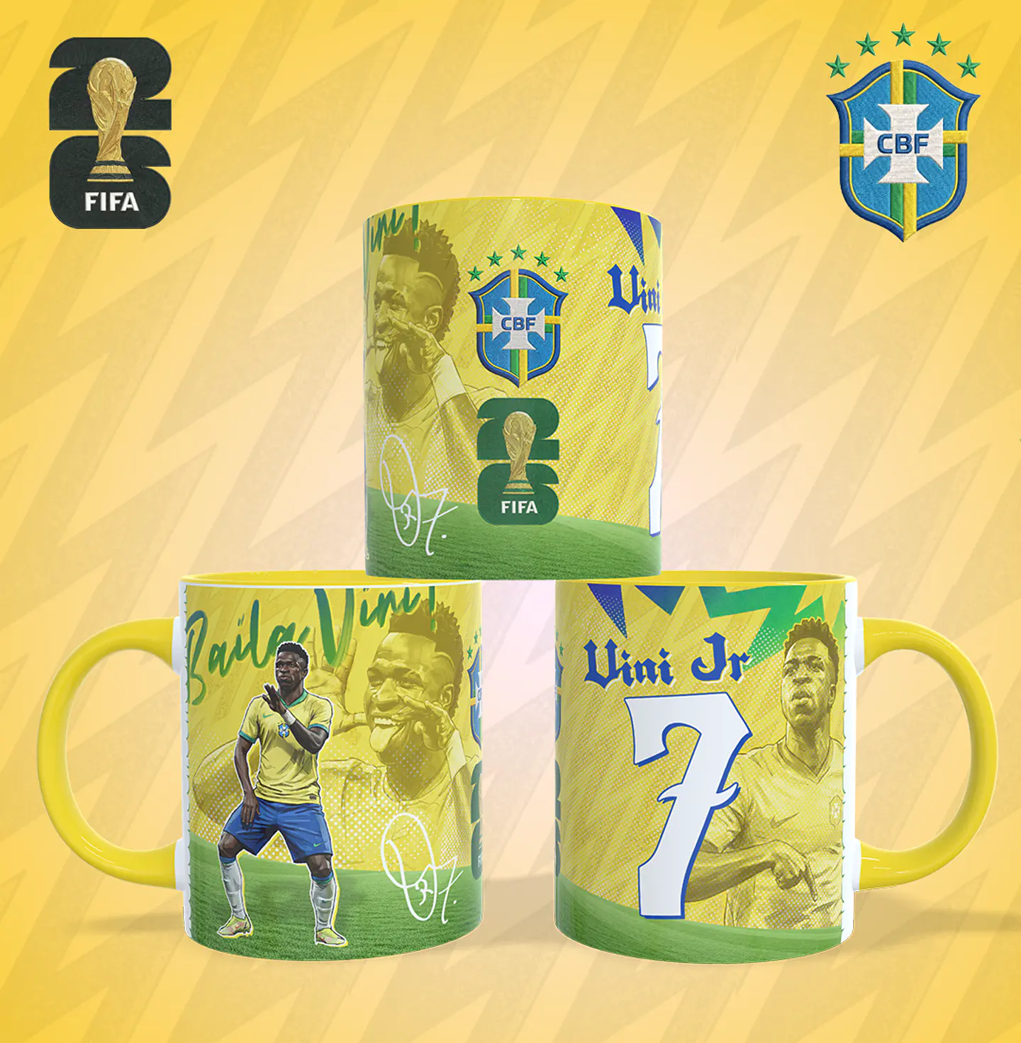 17 Artes para Caneca Copa do Mundo 2026 Arquivo em Jpg 1