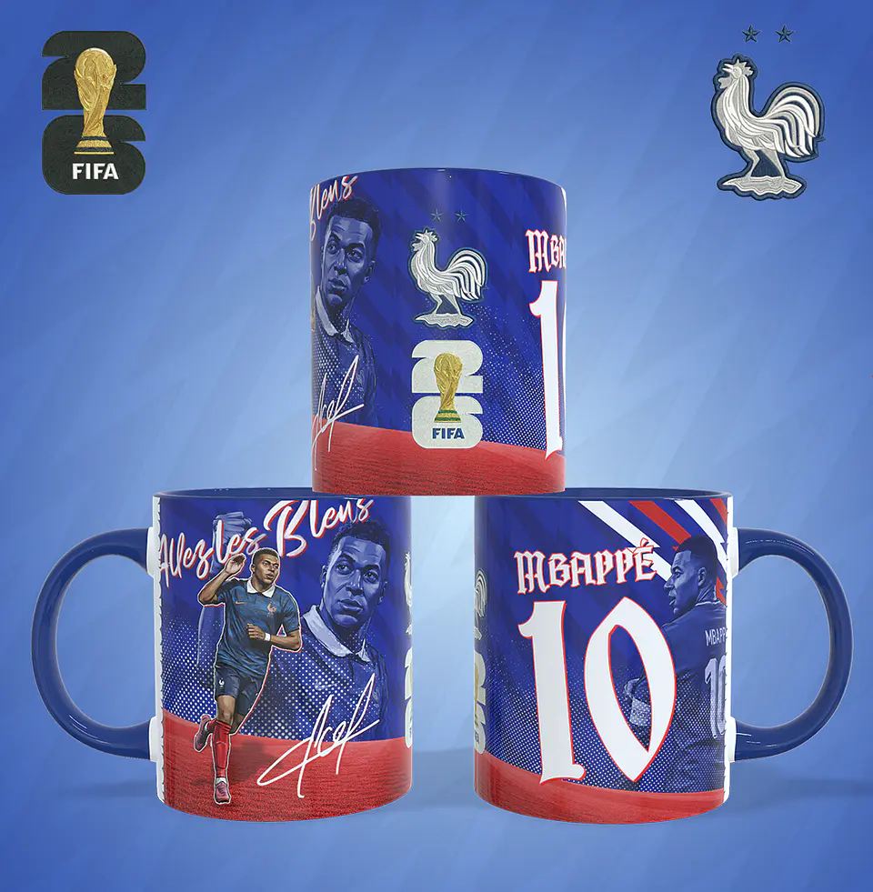 17 Artes para Caneca Copa do Mundo 2026 Arquivo em Jpg 4