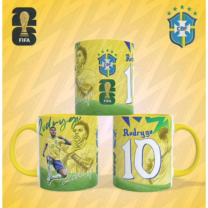 17 Artes para Caneca Copa do Mundo 2026 Arquivo em Jpg 5