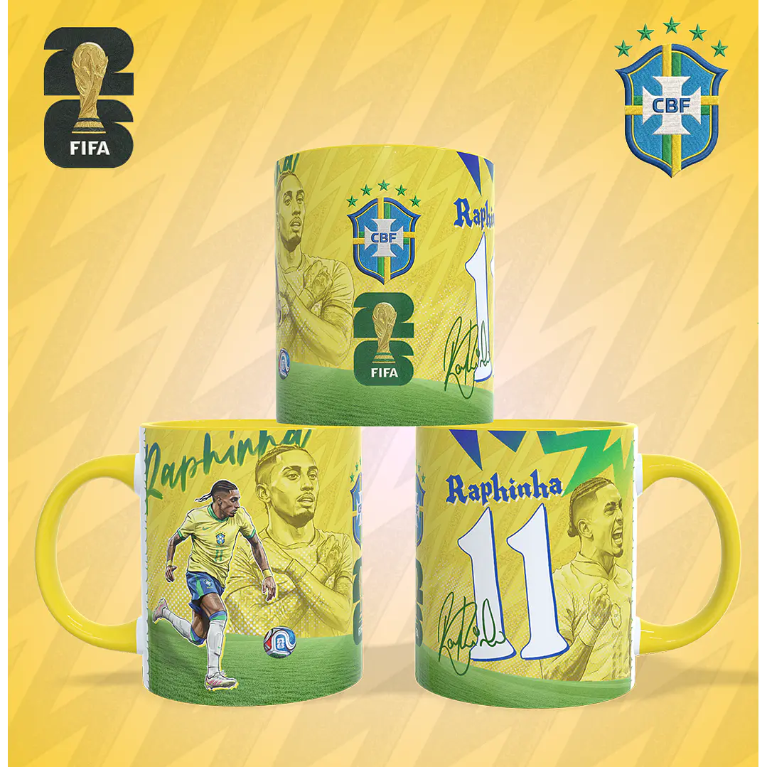 17 Artes para Caneca Copa do Mundo 2026 Arquivo em Jpg 10