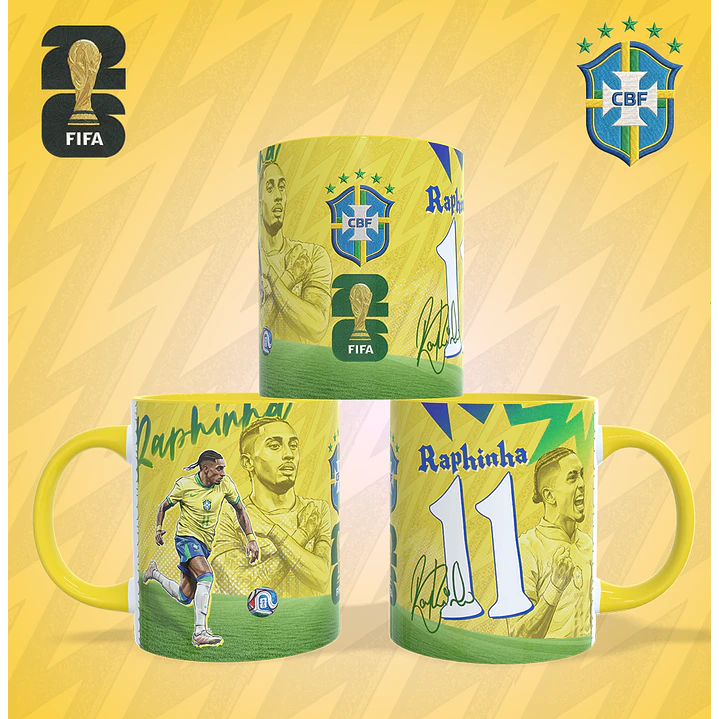 17 Artes para Caneca Copa do Mundo 2026 Arquivo em Jpg 10