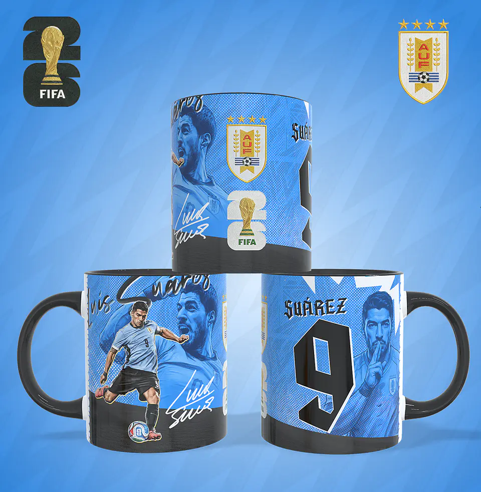 17 Artes para Caneca Copa do Mundo 2026 Arquivo em Jpg 12
