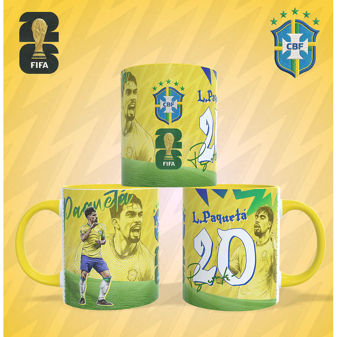 17 Artes para Caneca Copa do Mundo 2026 Arquivo em Jpg 15