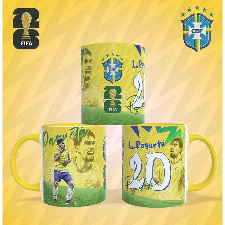 17 Artes para Caneca Copa do Mundo 2026 Arquivo em Jpg 15