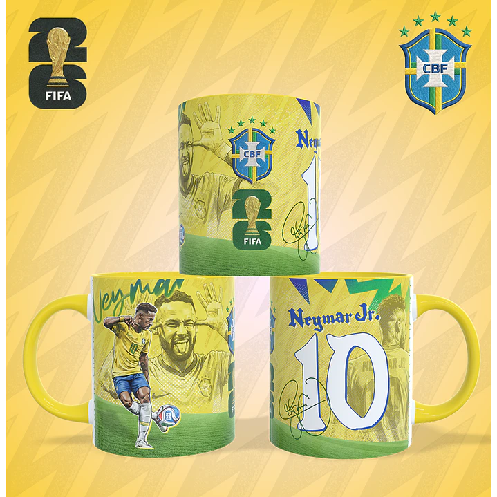 17 Artes para Caneca Copa do Mundo 2026 Arquivo em Jpg 16