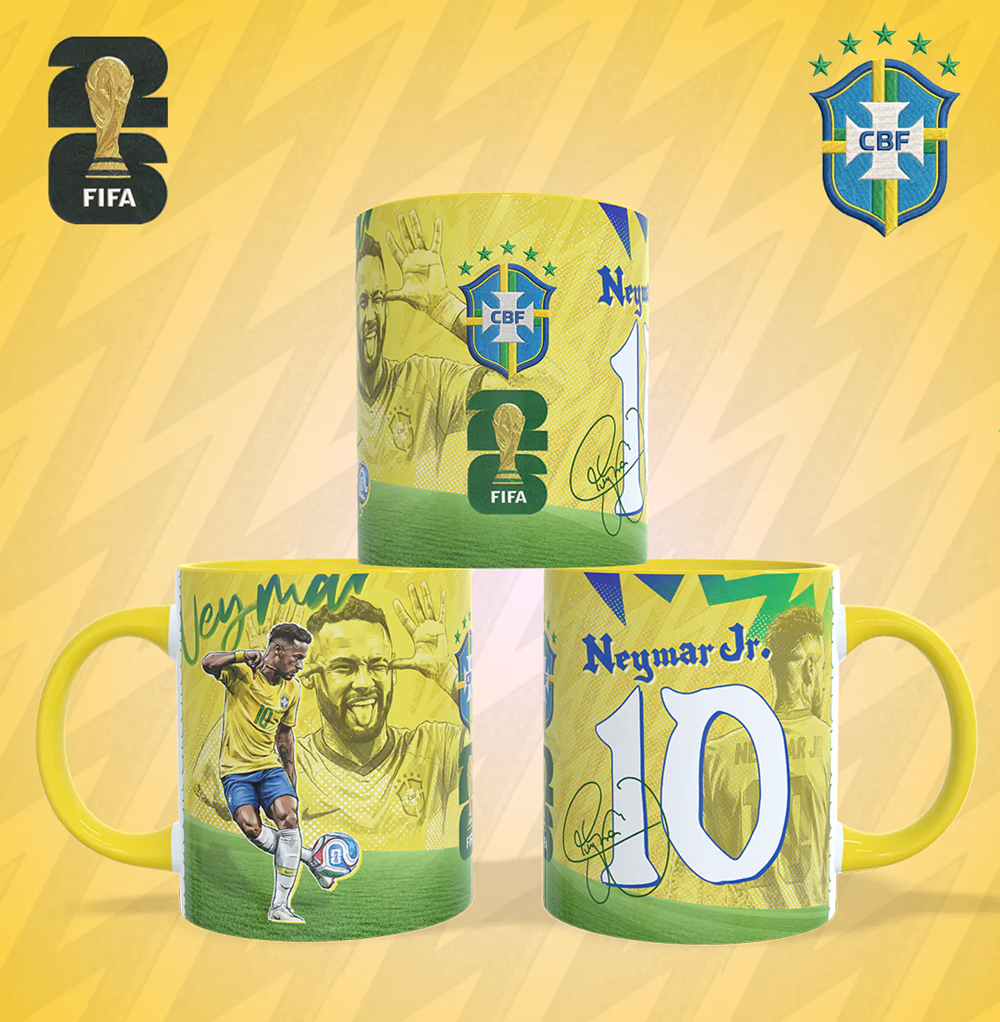 17 Artes para Caneca Copa do Mundo 2026 Arquivo em Jpg 16