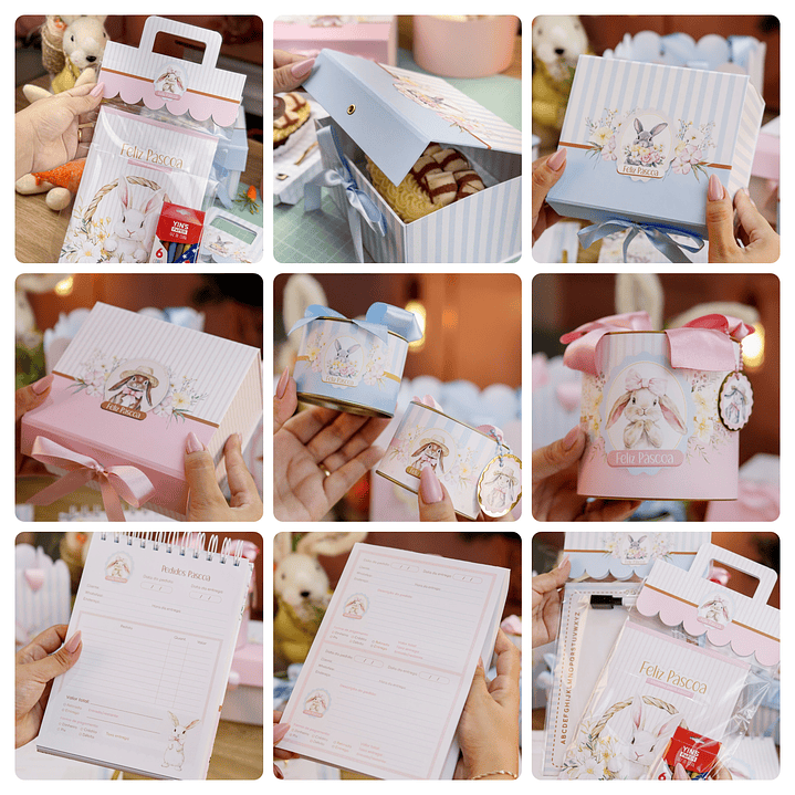 Arquivos Mimos Páscoa Encantada Coelhinhos Arquivo em Pdf 9