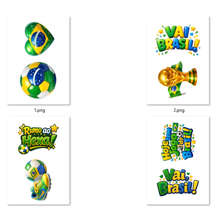 Artes prontas Copa do Mundo Brasil Arquivo em Jpg 6