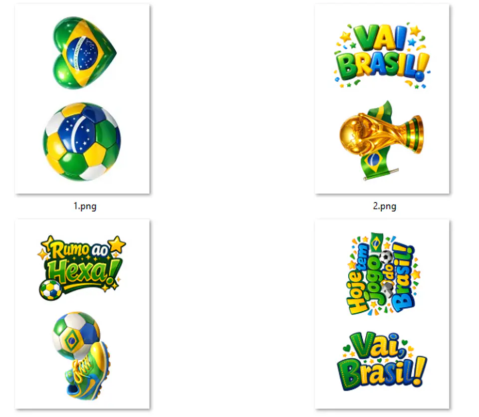 Artes prontas Copa do Mundo Brasil Arquivo em Jpg 6