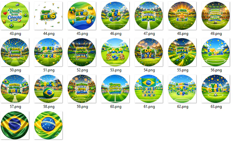 Artes prontas Copa do Mundo Brasil Arquivo em Jpg 4