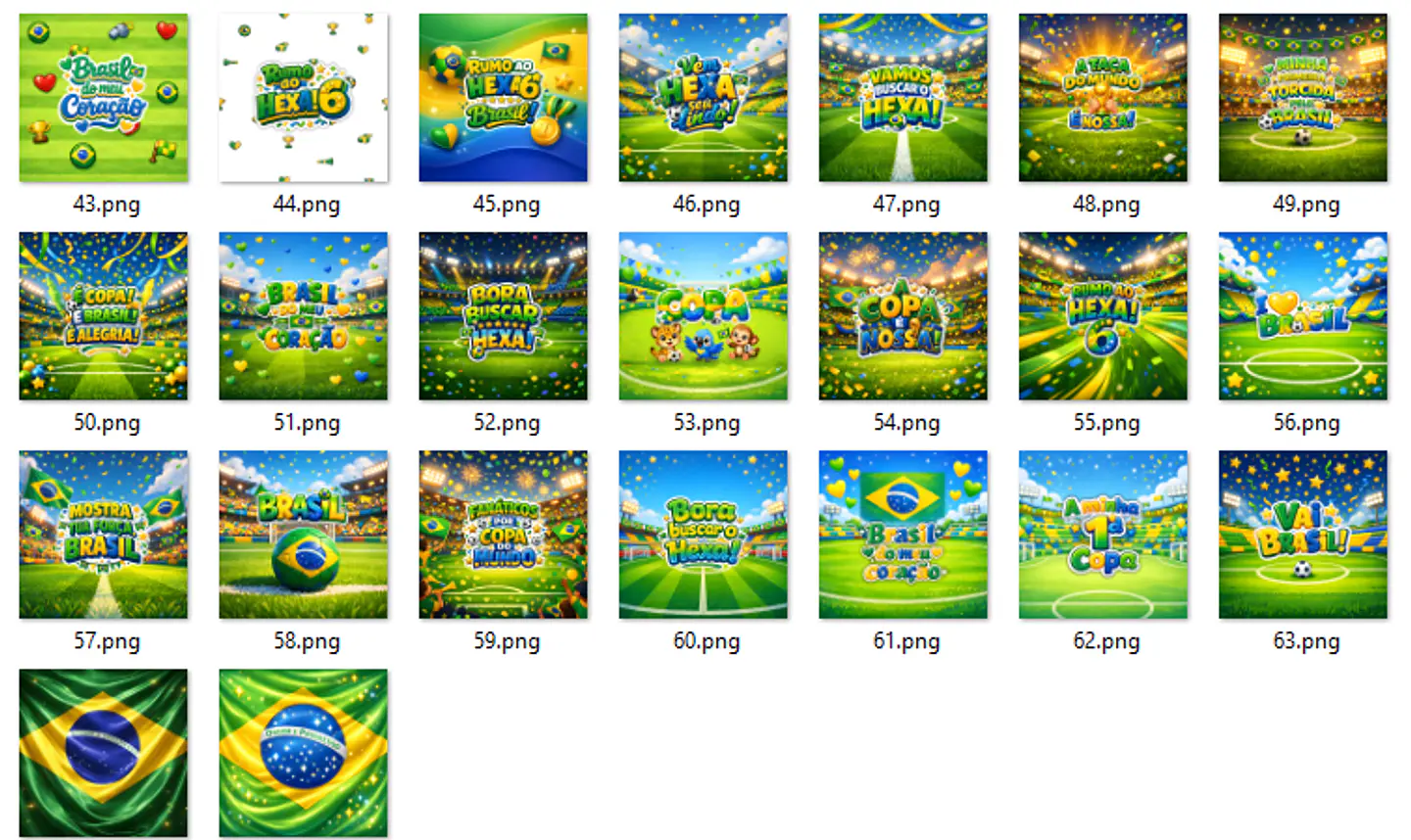 Artes prontas Copa do Mundo Brasil Arquivo em Jpg 5