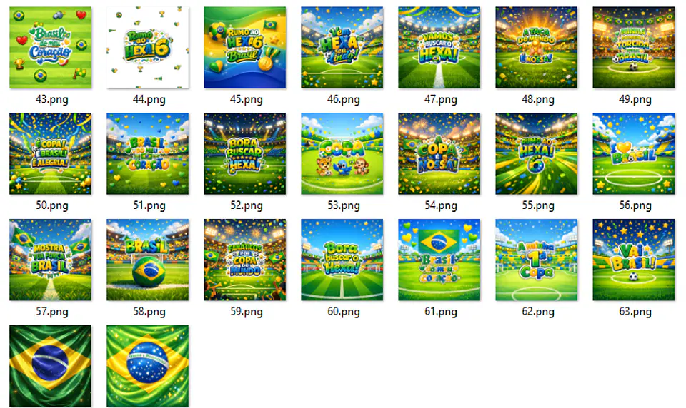 Artes prontas Copa do Mundo Brasil Arquivo em Jpg 5