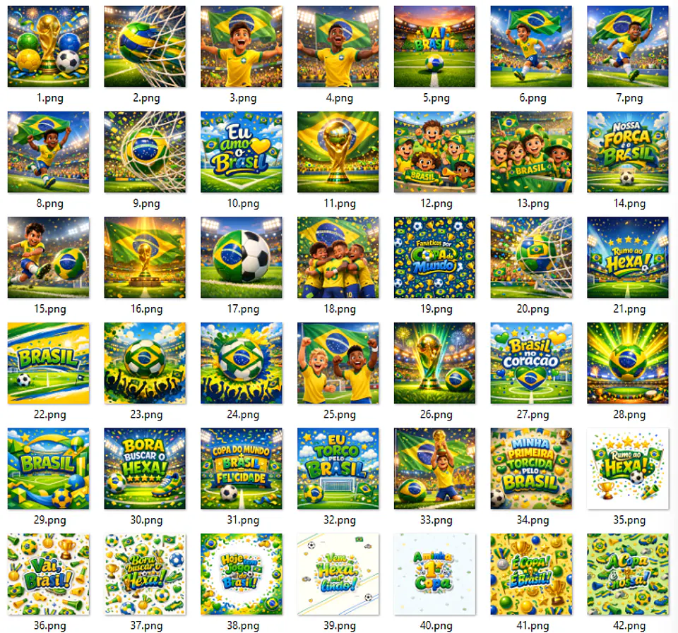 Artes prontas Copa do Mundo Brasil Arquivo em Jpg 2