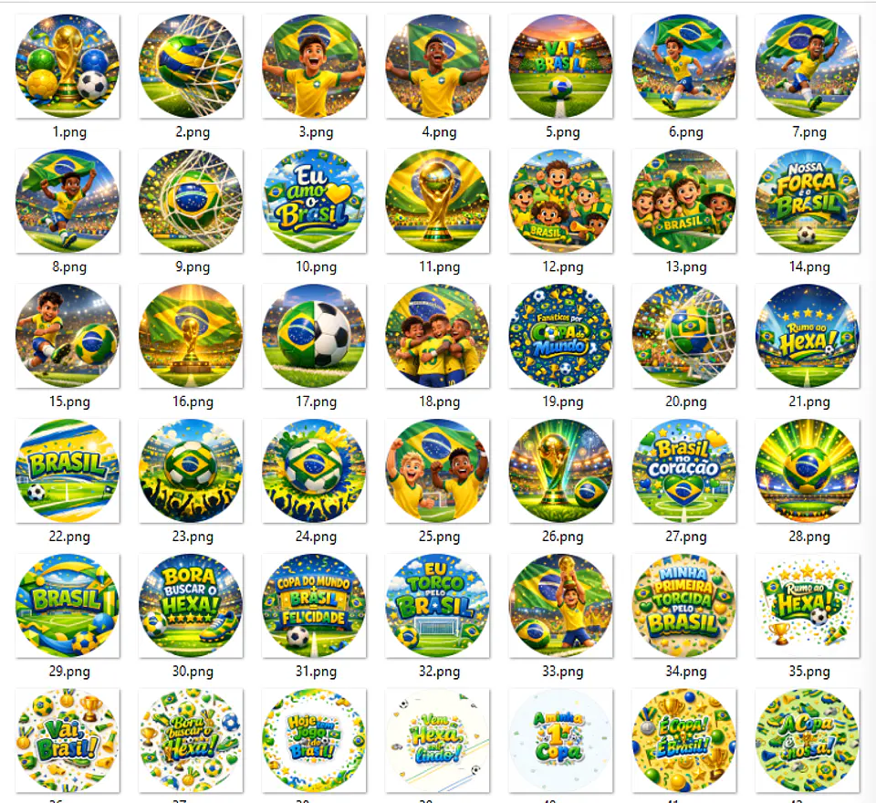 Artes prontas Copa do Mundo Brasil Arquivo em Jpg 3