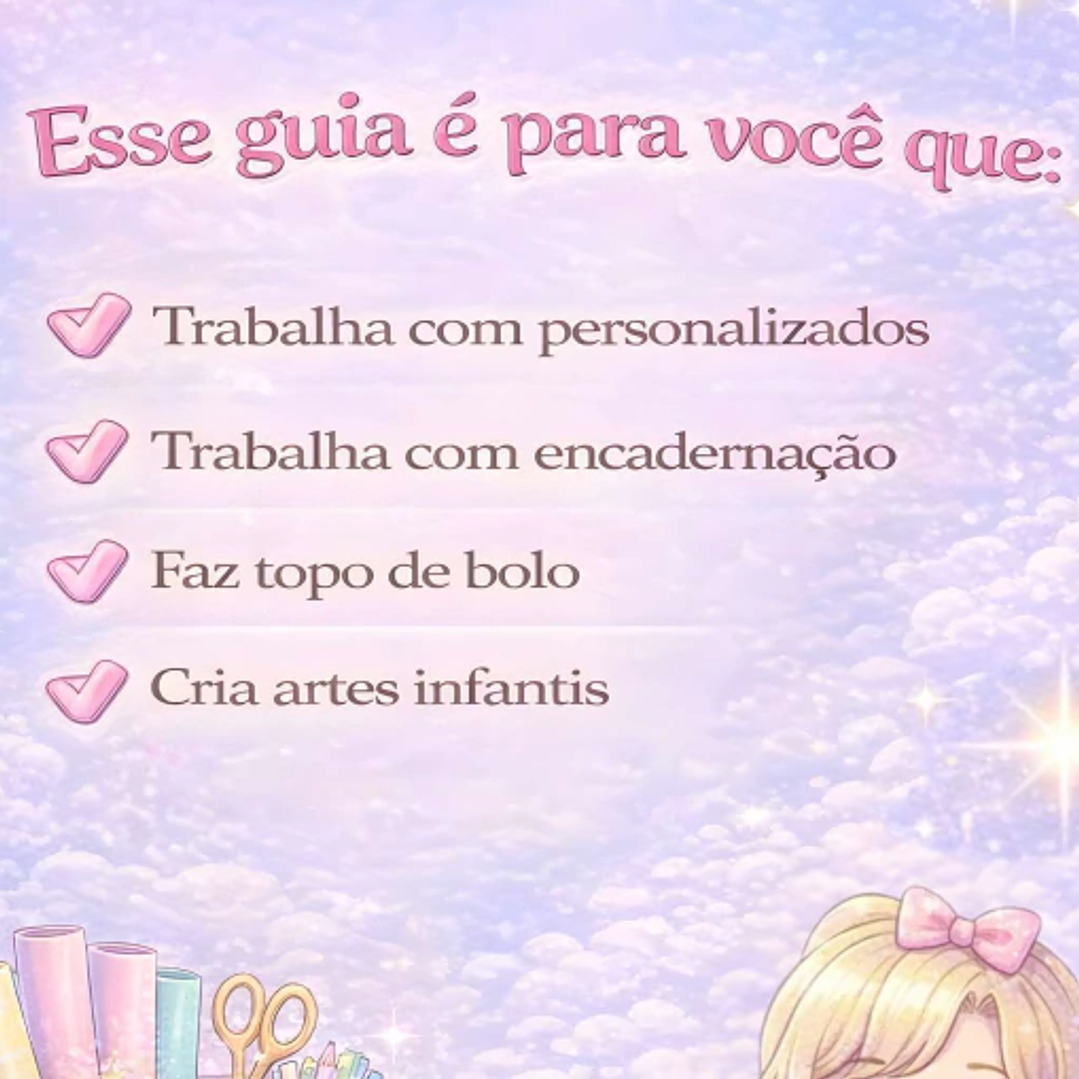 Arquivo Digital Guia de Prompts Fofos Logo Aniversário para você arrazar na suas artes Sublimação Baixar Grátis  3