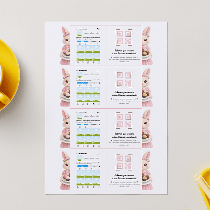 7 Modelos Arquivo Retrovisor Páscoa Divulgação Editável em Canva  2