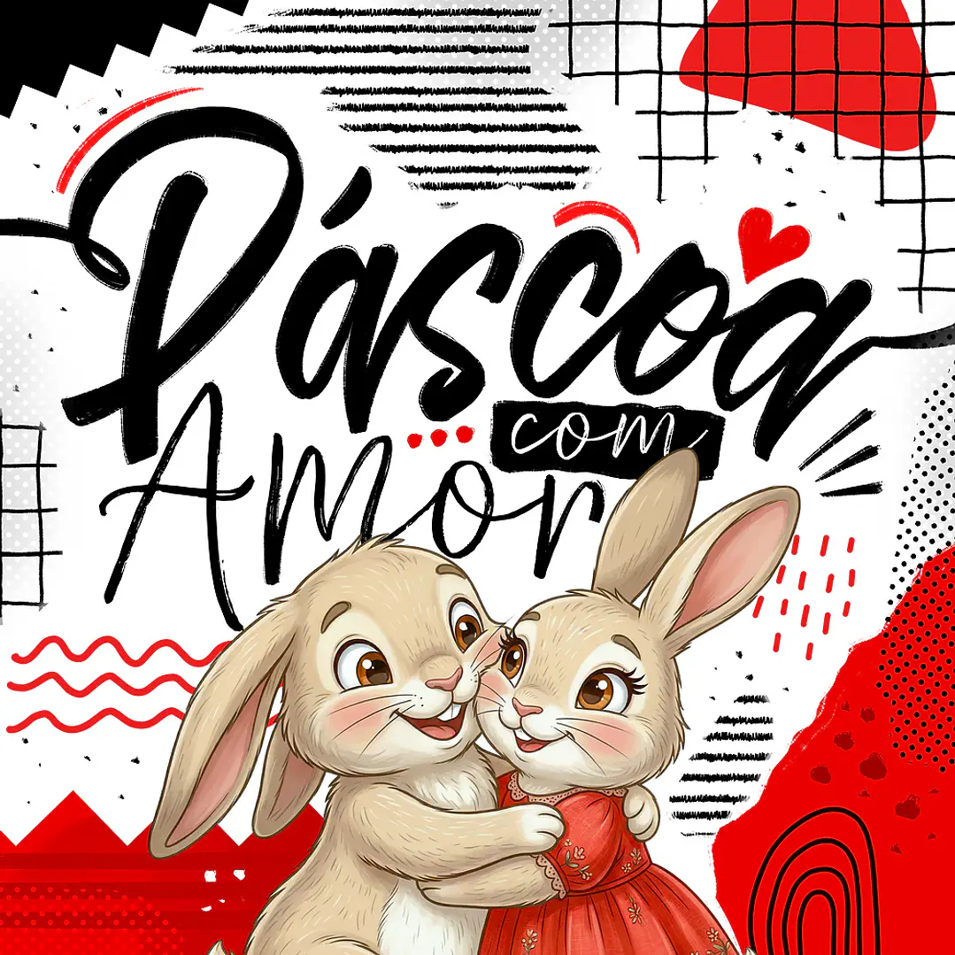 25 Artes para Caneca Páscoa com Amor Arquivo em Png  3