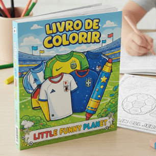 Arquivo Livro de Colorir Futebol 2026 Seleção + Times em pdf 