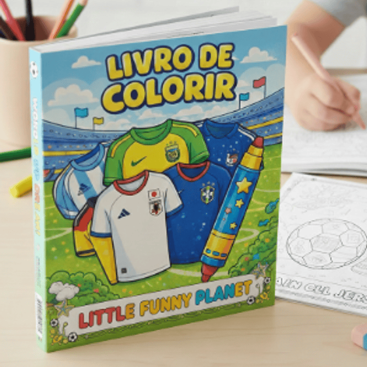 Arquivo Livro de Colorir Futebol 2026 Seleção + Times em pdf  1