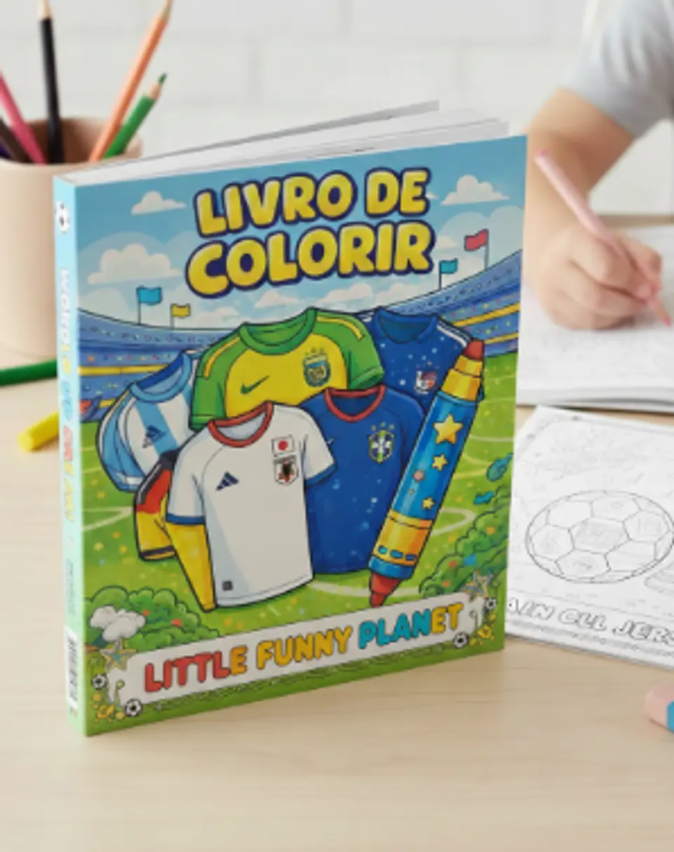Arquivo Livro de Colorir Futebol 2026 Seleção + Times em pdf  1