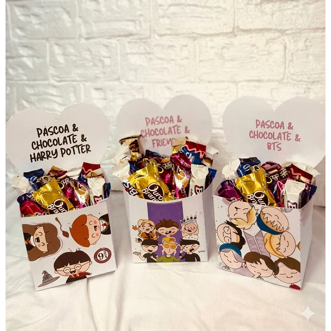 Arquivos Mimos Caixas para Chocolates Páscoa Arquivo Editável  1