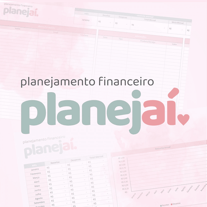 Planilha para Planejamento de Gastos + Guia de Cores para Impressão Arquivo em Execel 2