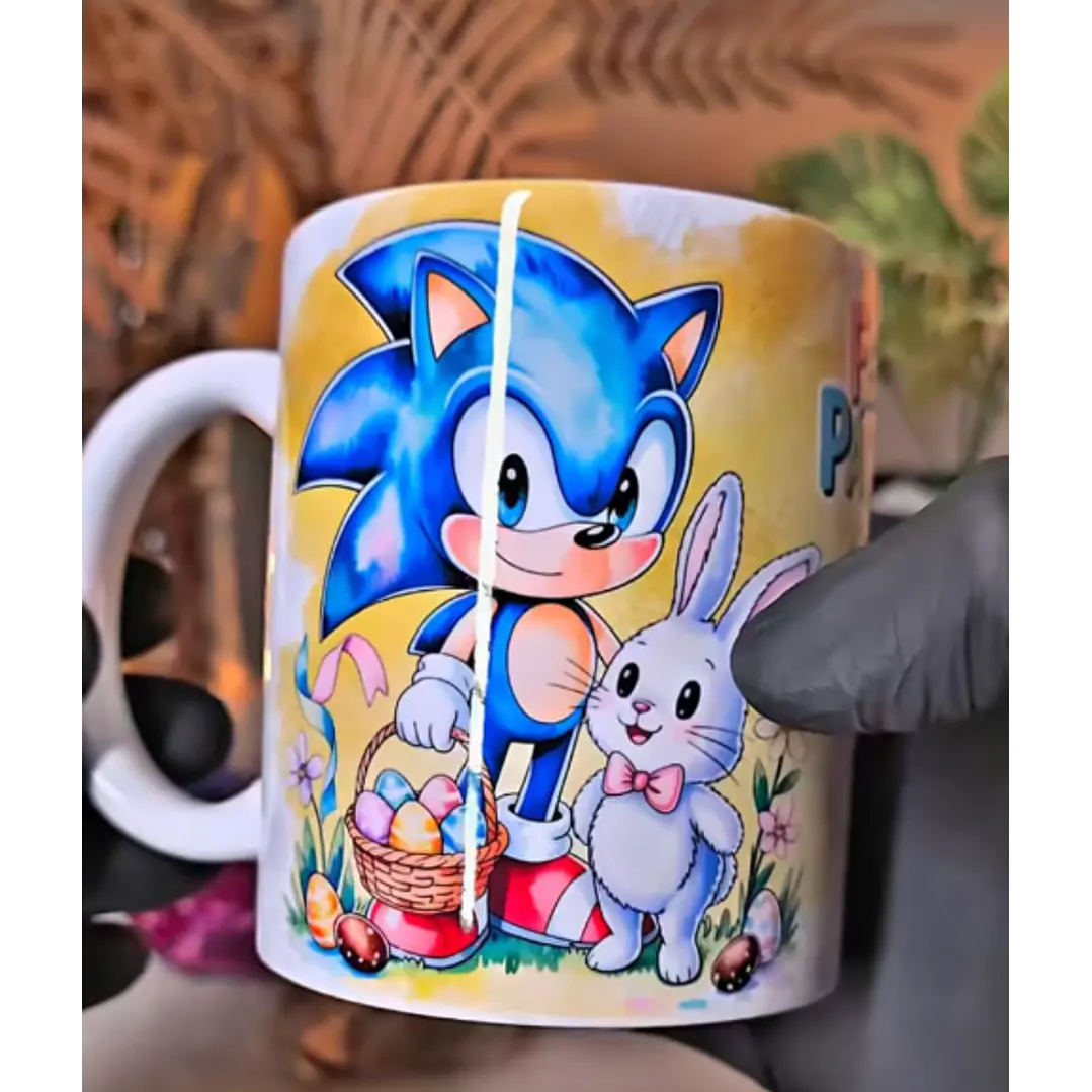 20 Artes para Caneca Personagens Páscoa Arquivo em Png 2