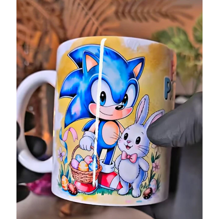 20 Artes para Caneca Personagens Páscoa Arquivo em Png 2