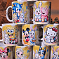 20 Artes para Caneca Personagens Páscoa Arquivo em Png - Thumbnail 1