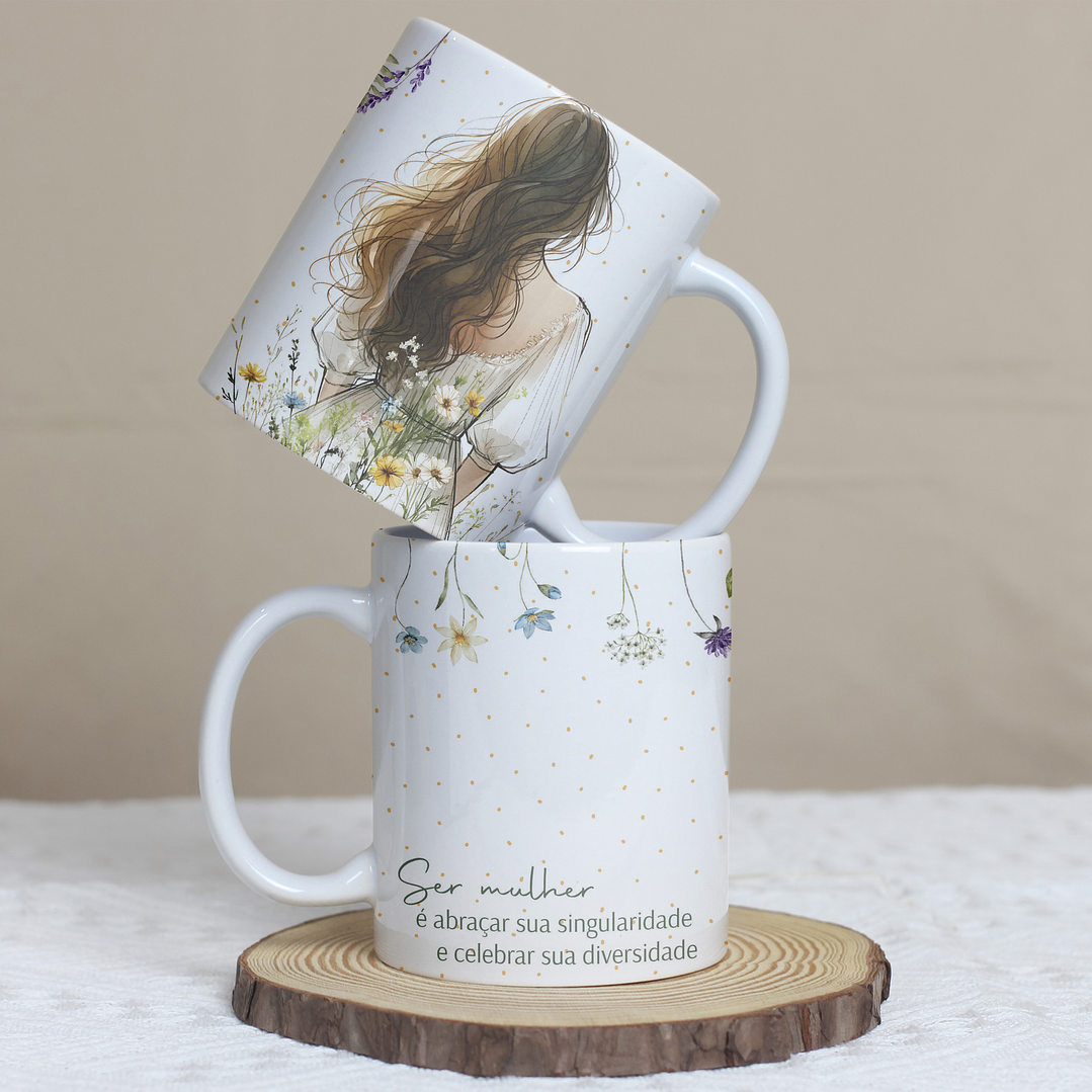 5 Artes para Caneca Dia das Mulheres Arquivo Editável 1