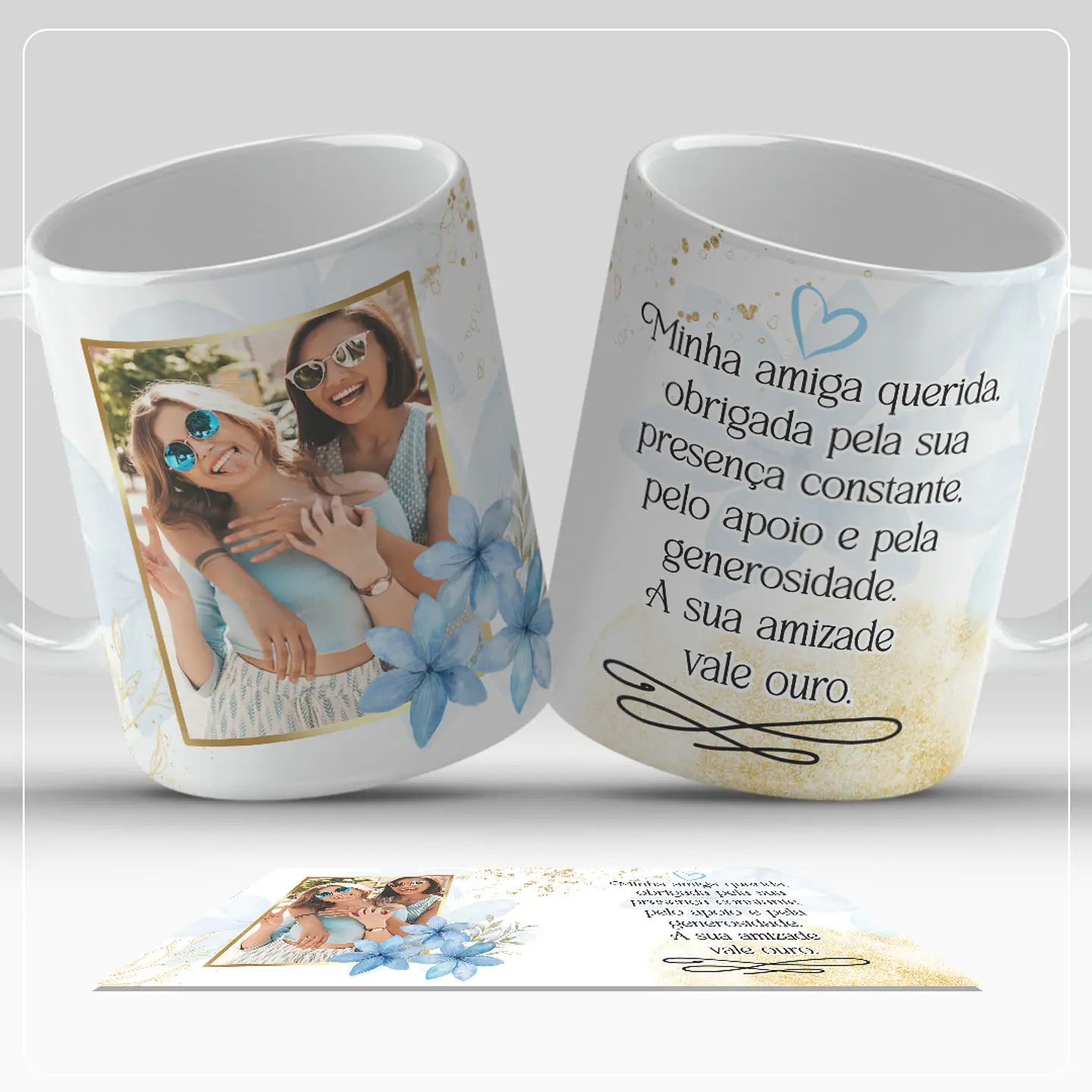6 Artes para Caneca Amizade Frases Fotos Arquivo em Jpg  4