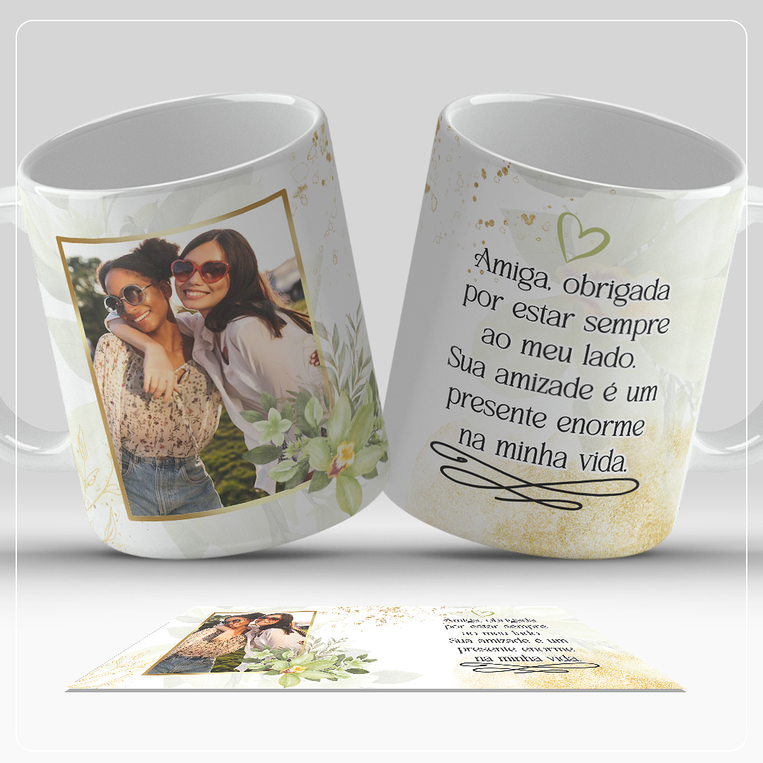 6 Artes para Caneca Amizade Frases Fotos Arquivo em Jpg  5