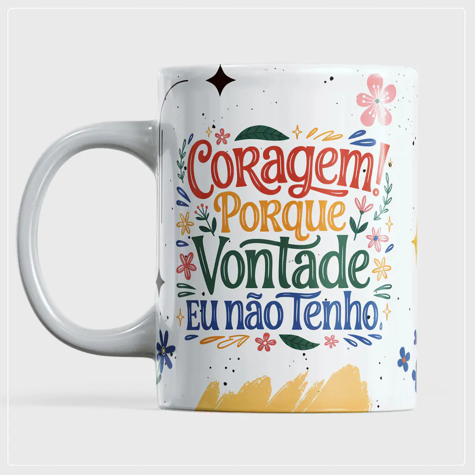 6 Artes para Caneca Frases Motivacionais Arquivo em Jpg 6