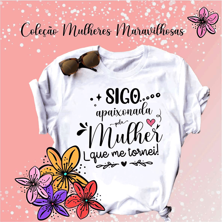 14 Artes para Camisa Mulheres Frases Motivacionais Arquivo Editável 1