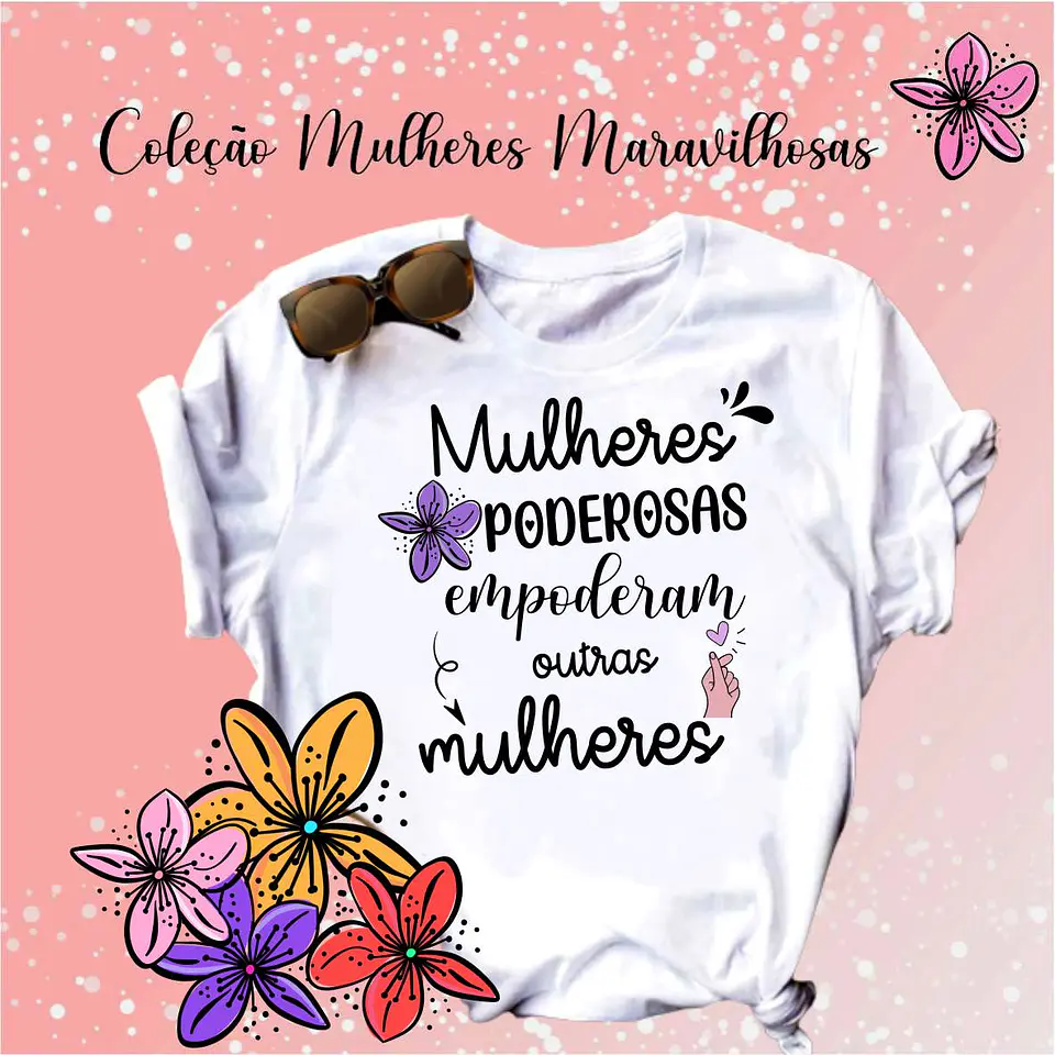 14 Artes para Camisa Mulheres Frases Motivacionais Arquivo Editável 3