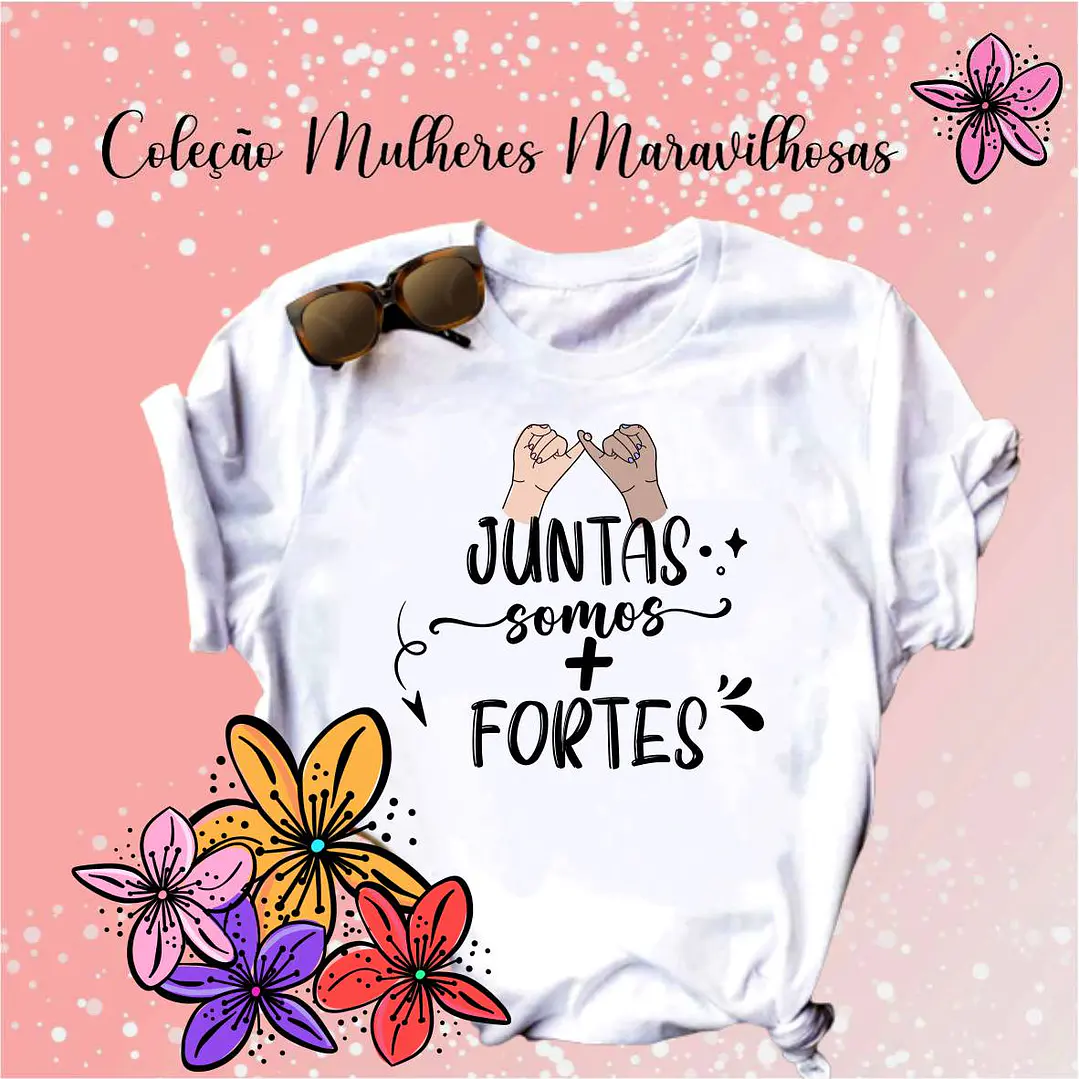 14 Artes para Camisa Mulheres Frases Motivacionais Arquivo Editável 10