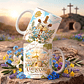 18 Artes para Caneca Páscoa Cristã Arquivo Editável  - Miniatura 3