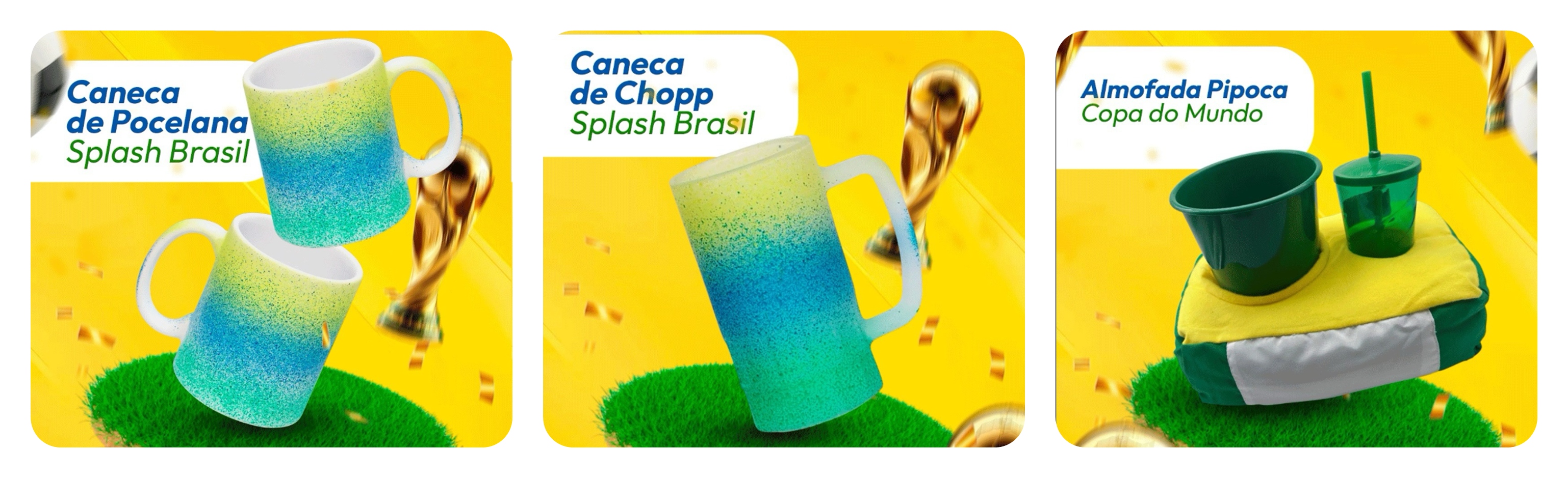 Produtos para Vender na Copa do Mundo | Ideias de Personalizados para Sublimação