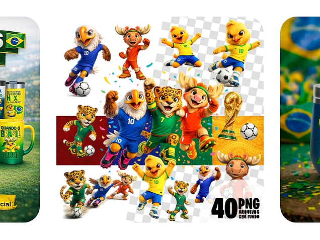 Produtos com Mascotes Copa 2026 para Vender