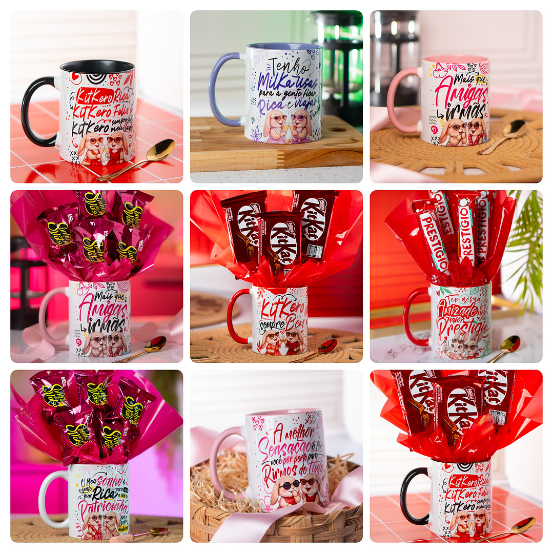 22 Artes para Caneca Páscoa Edição Amizade Arquivo em Png 2