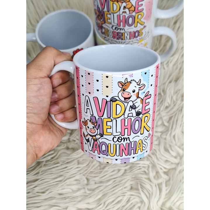 4 Artes para Caneca Animais Frases Fofinhas em png  4